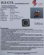 Load image into Gallery viewer, 9.77 Ratti Natural Hessonite with Govt. Lab Certificate-(1221)
