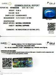 10.90/CT Natural Blue Sapphire with Govt Lab Certificate (6771)