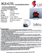 Load image into Gallery viewer, 5.26 Ratti Natural Hessonite with Govt. Lab Certificate-(1221)
