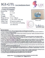 Load image into Gallery viewer, 4.17 Ratti Natural Blue Sapphire with Govt Lab Certificate-(6771)
