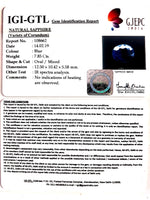 Load image into Gallery viewer, 8.72 Ratti Natural Blue Sapphire With Govt Lab Certified-(2331)
