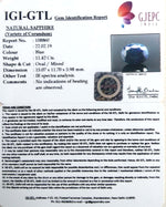 Load image into Gallery viewer, 12.69 Ratti Natural Blue Sapphire With Govt Lab Certified-(2331)
