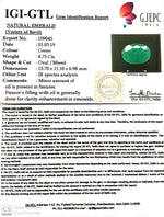 Load image into Gallery viewer, 9.72 Ratti Natural Panna Stone With Govt. Lab Certificate (3441)
