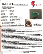 Load image into Gallery viewer, 4.39/CT Natural Panna Stone With Govt. Lab Certificate (6771)
