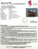 Load image into Gallery viewer, 13.40 Ratti Natural Hessonite with Govt. Lab Certificate-(1221)
