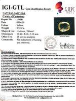 Load image into Gallery viewer, 3.10/CT Natural Yellow Sapphire With Govt Lab Certificate-(YELSA9V)
