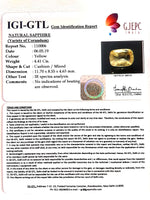 Load image into Gallery viewer, 4.41/CT Natural Yellow Sapphire With Govt Lab Certificate-YELSA9V

