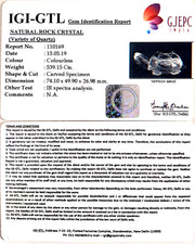 Natural Rock Crystal With Govt. Lab Certificate-60