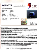 Load image into Gallery viewer, 6.84 Ratti Natural Iolite With Govt. Lab Certificate-(1221)
