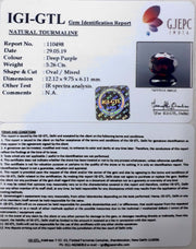 5.83 Ratti Natural Tourmaline With Govt. Lab Certificate-(4551)