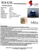 Load image into Gallery viewer, 5.01/CT Natural Certified Iolite Gemstone -110573