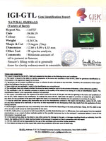 Load image into Gallery viewer, 4.54/CT Natural Panna Stone With Govt. Lab Certificate (23310)
