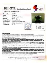 6.72 Ratti Natural Tourmaline With Govt. Lab Certificate-(1221)