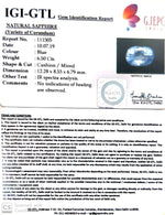 Load image into Gallery viewer, 6.50/CT Natural Blue Sapphire with Govt Lab Certificate-BLUSA9W
