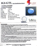 Load image into Gallery viewer, 13.31 Ratti Natural Blue Sapphire with Govt Lab Certificate-(4551)
