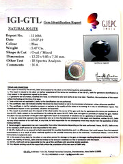 6.08 Ratti Natural Iolite With Govt. Lab Certificate-(610)