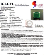 Load image into Gallery viewer, 4.35/CT Natural Panna Stone With Govt. Lab Certificate (4551)

