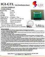 Load image into Gallery viewer, 8.28/CT Natural Panna Stone with Govt. Lab Certificate (34410)
