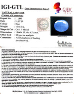Load image into Gallery viewer, 11.62 Ratti Natural Blue Sapphire With Govt Lab Certified-(4551)
