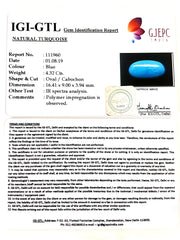 4.80 Ratti Irani Turquoise With Govt. Lab Certificate-(610)