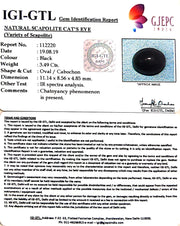 3.87 Ratti Natural Scapolite Cat's Eye with Govt. Lab Certified-(1221)