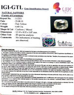 Load image into Gallery viewer, 6.40/CT Natural Yellow Sapphire with Govt Lab Certificate-YELSA9V
