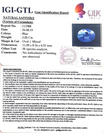 Load image into Gallery viewer, 5.05/CT Natural Blue Sapphire With Govt Lab Certificate-BLUSA9A
