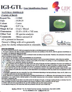 Load image into Gallery viewer, 9.07/CT Natural Emerald Stone With Govt. Lab Certificate (8991)
