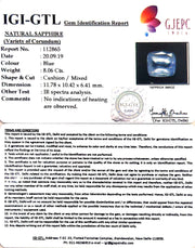 8.06/CT Natural Blue Sapphire With Govt Lab Certificate-BLUSA9V