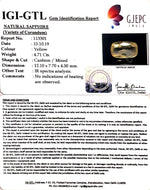 Load image into Gallery viewer, 4.71/CT Natural Yellow Sapphire with Govt Lab Certificate-YELSA9U
