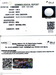5.86/CT Natural Opal with Govt. Lab Certificate-11388D46088