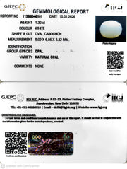 1.30/CT Natural Opal with Govt. Lab Certificate-11388D46101