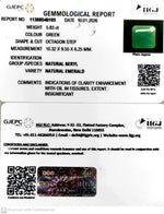 Load image into Gallery viewer, 5.83/CT Natural Panna Stone with Govt. Lab Certificate-11388D46103