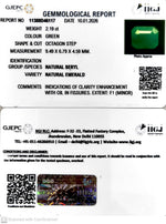 Load image into Gallery viewer, 2.19/CT Natural Panna Stone with Govt. Lab Certificate-11388D46117