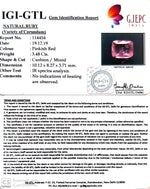 Load image into Gallery viewer, 3.48/CT Natural Mozambique Ruby with Govt Lab Certificate (89910)

