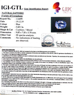 Load image into Gallery viewer, 3.68/CT Natural Blue Sapphire With Govt Lab Certified-BLUSA9W
