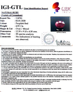 Load image into Gallery viewer, 5.47 Ratti Natural Mozambique Ruby with Govt. Lab Certificate-(7881)
