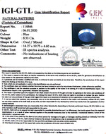 Load image into Gallery viewer, 9.26 Ratti Natural Blue Sapphire With Govt Lab Certified-(1221)
