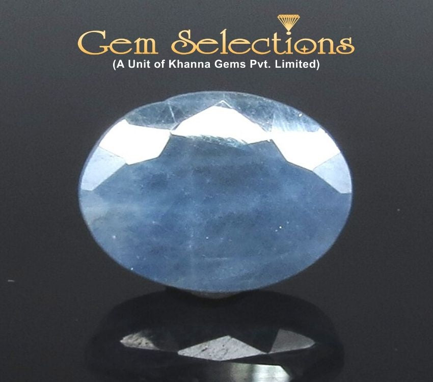 6.59 Ratti Natural Blue Sapphire With Govt Lab Certified-(1221)
