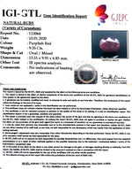 Load image into Gallery viewer, 10.39 Ratti Natural Neo Burma Ruby with Govt. Lab Certificate-(3441)
