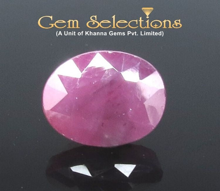 7.10 Ratti Natural Neo Burma Ruby with Govt. Lab Certificate-(3441)