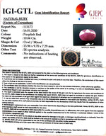 Load image into Gallery viewer, 11.16 Ratti Natural Neo Burma Ruby with Govt. Lab Certificate-(3441)

