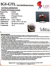 9.27 Ratti Natural Hessonite with Govt. Lab Certificate-(1221)