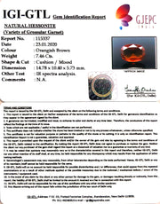 8.29 Ratti Natural Hessonite with Govt. Lab Certificate-(1221)