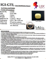 Load image into Gallery viewer, 4.27 Ratti Natural Yellow Sapphire with Govt Lab Certificate-(4551)
