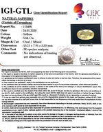 Load image into Gallery viewer, 6.27 Ratti Natural Yellow Sapphire with Govt Lab Certificate-(6771)
