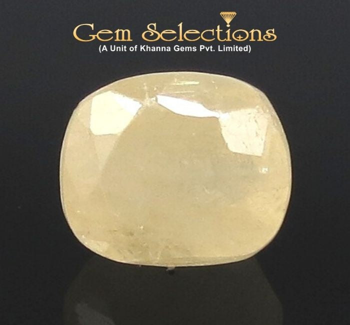 4.53 Ratti Natural Yellow Sapphire with Govt Lab Certificate-(4551)