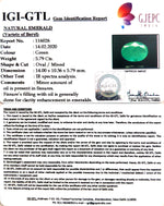 Load image into Gallery viewer, 5.79/CT Natural Certified Emerald Gemstone -116026