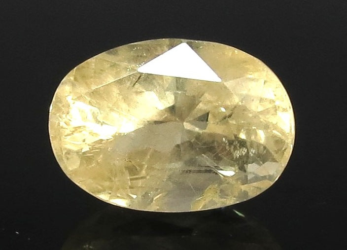11.15/CT Natural Yellow Sapphire with Govt Lab Certificate-56610