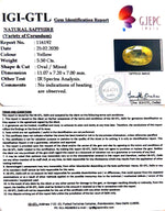 Load image into Gallery viewer, 5.50/CT Natural Yellow Sapphire with Govt Lab Certificate-56610
